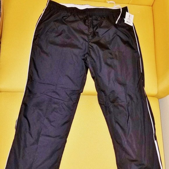 NWT Danskin Women Black Sports Gym Track Pants Jogger L 12-14 Orig$45+tax - Picture 2 of 8